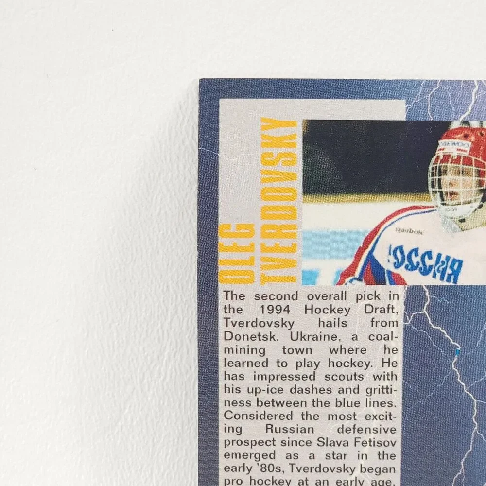 1994 Classic 4 Sport‎ High Voltage #HV8 Oleg Tverdovsky Anaheim Ducks 41 of 2995